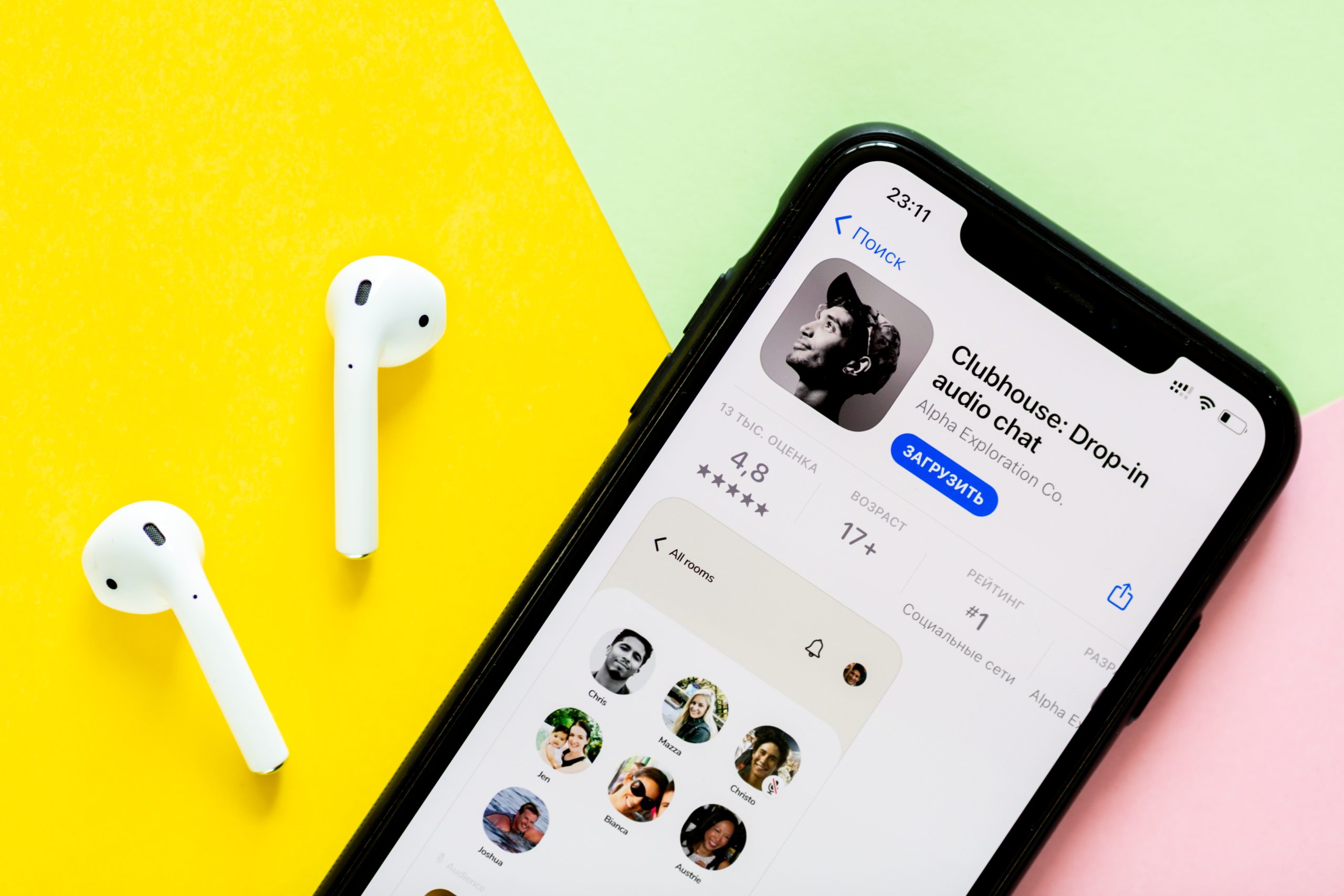 flat-lay-of-modern-technology-wireless-headphones-and-mobile-phone-on-colorful-background-on-phone_t20_3g916o-scaled