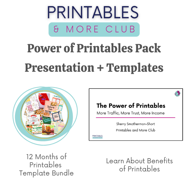 12 Months of Printables Bundle Image
